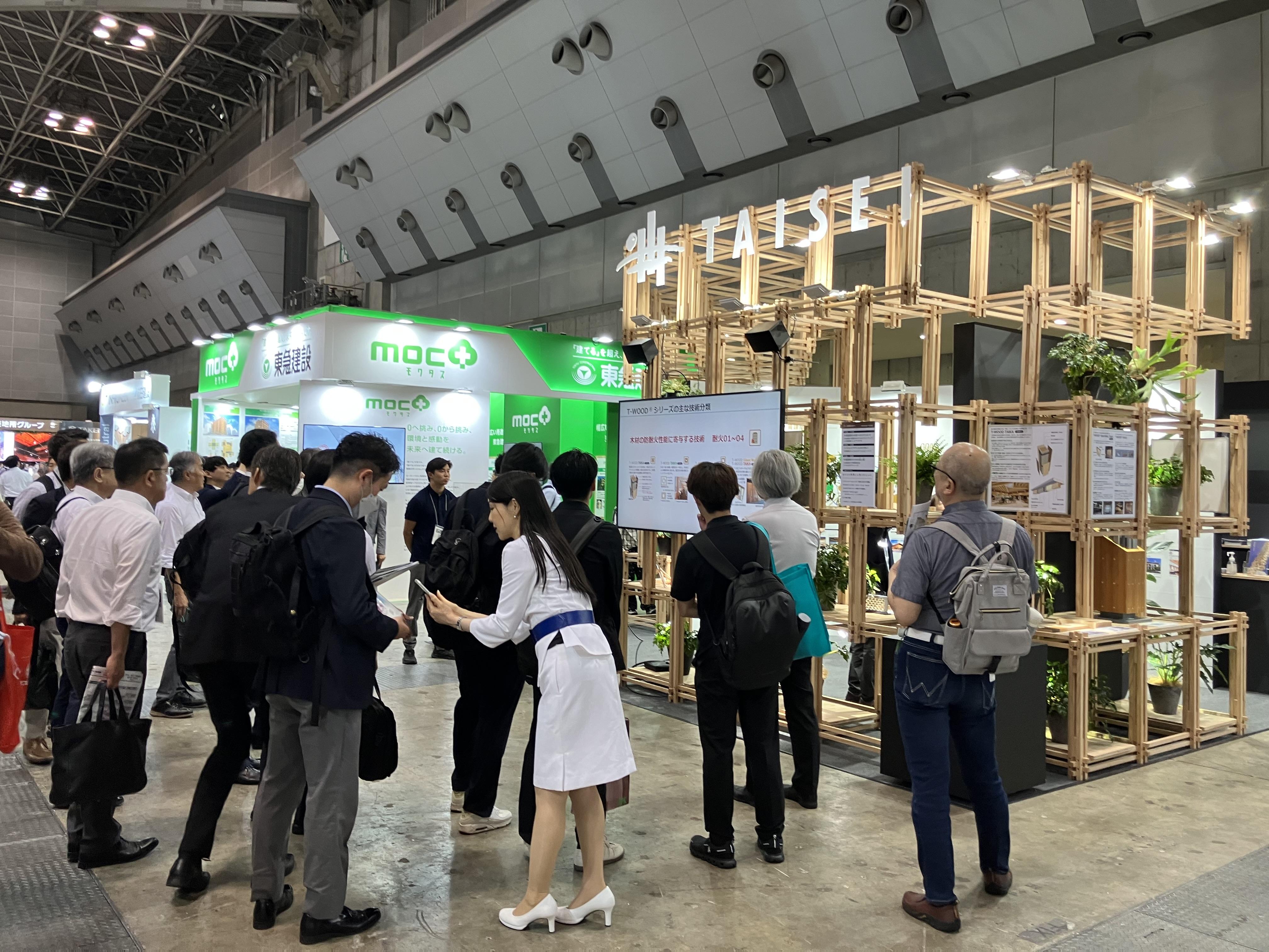 木造建築フェア 2025 展示会会場のようす