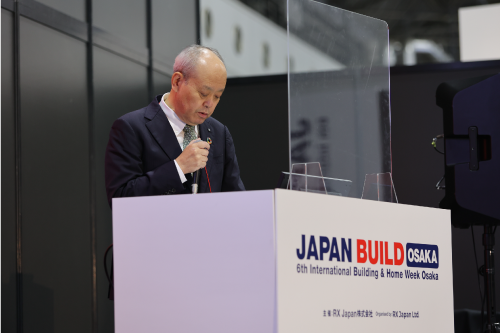 第6回［関西］ジャパンビルド-建築の先端技術展-セミナーでの講演風景（谷山　二朗）