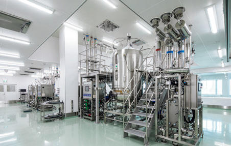 自然採光を実現したクリーンルーム