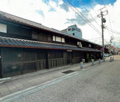 四間道地区の街並み