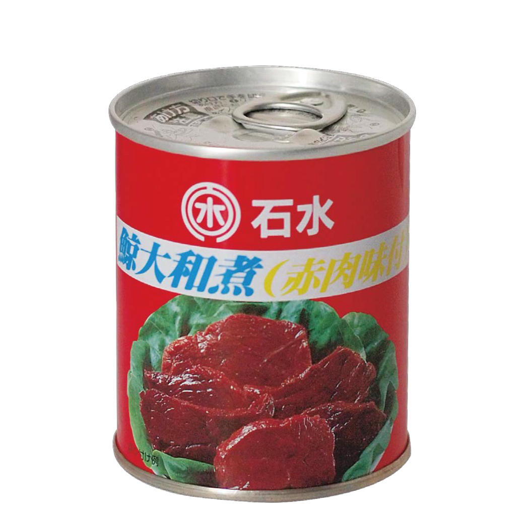 看板商品の鯨大和煮缶詰