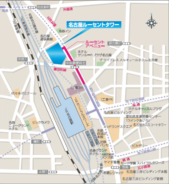 名古屋ルーセント地図