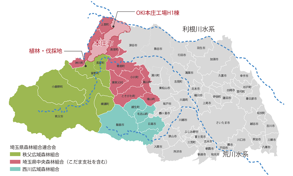 埼玉県森林組合境界図