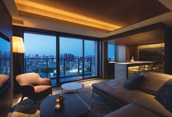 高層階からの開放的な眺望が魅力のオーナーズラウンジ