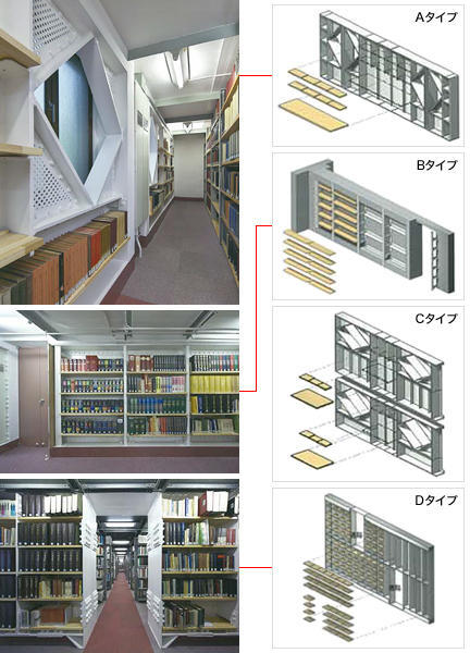 オリジナル“書架型”耐震補強壁「T.T-Wall」