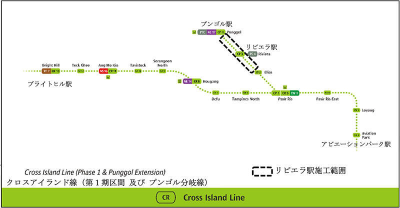 クロスアイランド線（第1期区間及びプンゴル分岐線）