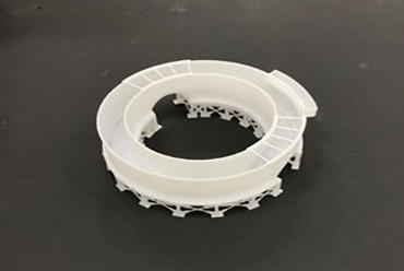 3Dプリンタで出力し、形状の検証を行った