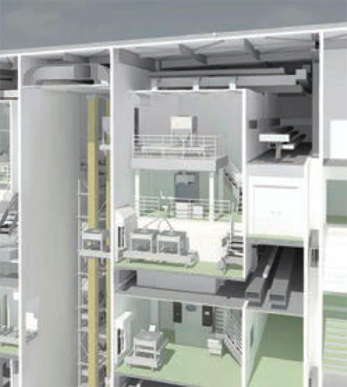 BIM による建築と生産設備の取り合い検証