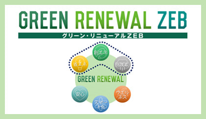 既存建物のZEB化の推進で、持続可能な社会に貢献する「グリーン・リニューアルZEB」